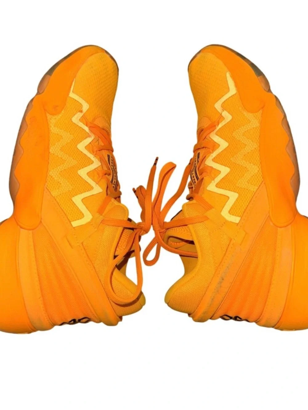 Crayola Adidas Orange High-Top Sneakers